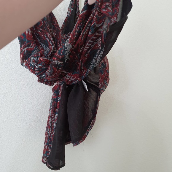 NWT Walter Baker Bronze Paisley Harvi Spaghetti Strap Top Women's Size Small - Picture 13 of 13